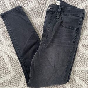 Madewell Curvy Roadtripper Black / soft wash jeans